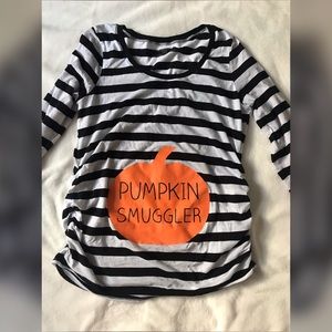 Halloween maternity shirt